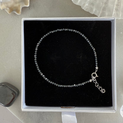 Hematite Silver Bracelet