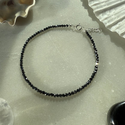 Hematite Silver Bracelet