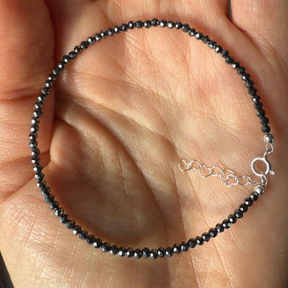 Hematite Silver Bracelet